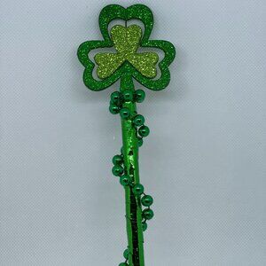 Green St. Patrick's Day Pin-Wheel Shamrock Writing Pen (StP14)